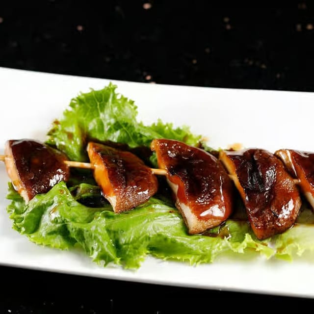 Shiitake Mushroom Skewer.