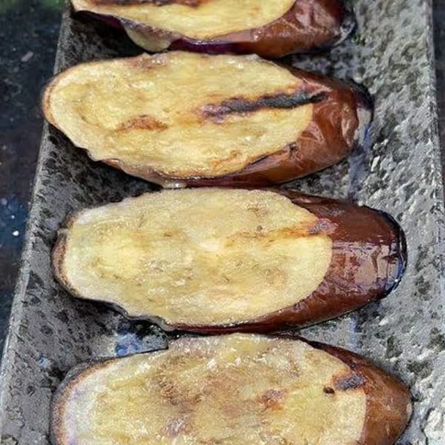 Eggplants Skewer.